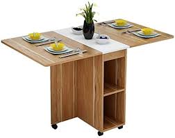 Giantex 3 piece dining set compact 2 chairs and table set with metal frame and shelf storage bistro pub breakfast space saving for apartment and kitchen (white & natural) 4.1 out of 5 stars 1,966 $104.99 $ 104. Luckya Excellent Table Multifunctional Folding Dining Table And Chair Combination Small Apart Folding Dining Table Kitchen Table Settings Dining Room Furniture