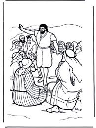 Da erzählt jesus ihnen folgendes gleichnis: Johannes Der Taufer Malvorlagen Neues Testament
