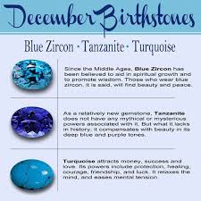 Gems Of The Month Blue Zircon Tanzanite And Turquoise In December Samia Aisha Silkgems Birthstones Birth Stones Chart December Stone