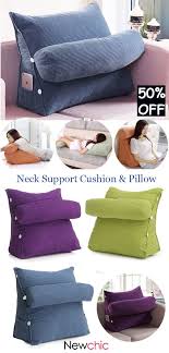 Adjustable Sofa Bed Chair Office Rest Neck Support Back Wedge Cushion Pillow Wedge Cushion Pillow Cushion Pillows