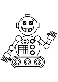 For boys and girls, kids and adults, teenagers and toddlers, preschoolers and older kids at school. Laughing Robot Coloring Page Free Printable Coloring Pages For Kids