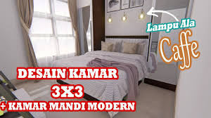 Desain kamar mandi minimalis 2×2 dengan konsep modern ini biasanya menggunakan partisi kaca sebagai sekat pembatas antara area basah penambahan beragam aksesoris seperti hiasan dinding dan tanaman hias bisa membuat desain kamar mandi minimalis 2×2 modern ini terlihat lebih indah. Desain Kamar 3x3 Dengan Kamar Mandi Modern Youtube