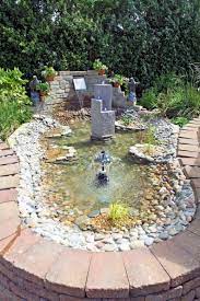 raised wildlife pond with 3 water features more on www mvstone ie