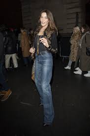 Carla bruni has shared a striking photo of her daughter giulia. Carla Bruni Celine Show At Paris Fashion Week 02 28 2020 Celebmafia