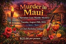 Murder in Maui: A Hawaiian Luau Murder Mystery Dinner