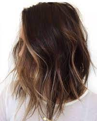 Messy Lob With Subtle Partial Highlights Short Hair Balayage Balayage Hair Hair Color Balayage