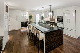 modern high gloss kitchen ocean