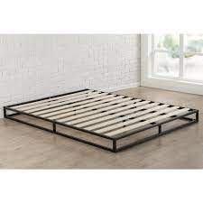 Slumber 1 by zinus comfort 6 bunk bed innerspring mattress, twin. Zinus Modern Studio Platforma Full Metal Bed Frame Hd Mbbf 6f The Home Depot Metal Platform Bed Low Platform Bed Frame Low Profile Bed Frame