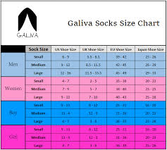 Galiva Socks Size Charts