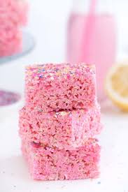 Pink food ideas for party. 14 Incredibly Easy Desserts To Bring To Your Next Barbecue Pink Party Foods Pink Desserts Rice Krispies