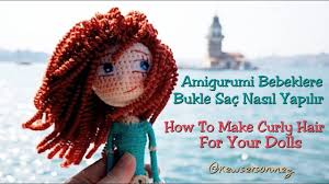 Amigurumi Bukle Sac Yapimi How To Make Curly Hair For Dolls Amigurumi Bukle Boncuk Isi Teknikleri