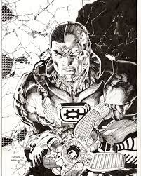 Cyborg By Jim Lee Jim Lee Art Jim Lee Comic Book Artwork