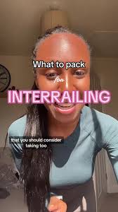 What to pack for interrailing!!! Our trip is 17 days across 6 countries in  Europe 🫶🏾 #traveltips #interrailingeurope #interrail #traveltiktok  #europetravel #interrail