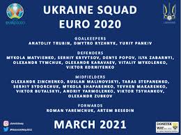 Let's look into the details of the upcoming performance and try to find a winning bet. Ukraine Squad For Euro 2020 21 March 2021 Donetsk Way