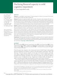 We are extremely competitive at jd edwards enterprises inc., we have all the resources and machines to make sure that you meet. Pdf Declining Financial Capacity In Mild Cognitive Impairment A 1 Year Longitudinal Study