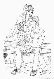 Free barbie coloring pages to print and download. Barbie And Ken Coloring Pages Coloring Home
