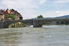 laufenberg baden germany rhine river after a couple of days of heavy rain weather underground visit germany rhine river