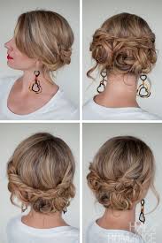 Braided updos for every kind of hair texture and look. Casual Messy Braided Updo The Best Braided Updos For Parties Hairstyles Weekly