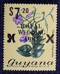 Sale Guyana 1980s Flower Postage Stamp Set South America Etsy Postage Stamp Collecting Postage Stamps Stamp