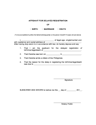 Report of marriage cover letter sample. Affidavit For Delay In Marriage Registration Fill Online Printable Fillable Blank Pdffiller