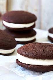 Classic Chocolate Whoopie Pies Recipe Chocolate Sandwich Chocolate Whoopie Pies Desserts