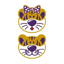 Download Baby Louisiana Tigers Cuttable Design Apex Embroidery Designs Monogram Fonts Alphabets