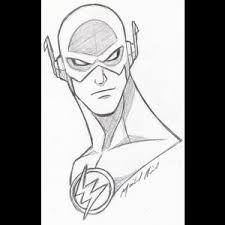 On the head outline the lines of symmetry of the face that must intersect in the center of the face (near the bridge of the nose). A Collection Submission By Barryallen Flash On Neonmob Marvel Drawings Drawing Superheroes Superhero Art