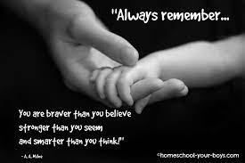 Baby Boy Holding Moms Hand Quotes