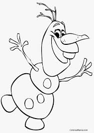 Dibujos Para Colorear Frozen Olaf