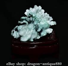 6.2 Chinese Natural Xiu Jade Carving Fengshui Cabbage Pak Choi Wealth  Statue | eBay