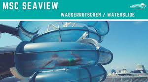 Great cruise deals and offers available by calling 0330 094 8387 or simply book online. Msc Seaview Wasserrutsche Waterslide Youtube