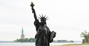 If you want to visit the crown, buy early. Statue Of Liberty Replica From France On Display On Ellis Island Untapped New York