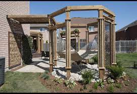 Hammock Zone Enclosed In A Matching Octagonal Pergola From Season 03 Episode 12 Of Decked Out With Paul Lafrance Deck With Pergola Backyard Pergola