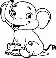 Animal baby elephant coloring page for kids printable pages. Baby Elephant Coloring Pages For Kindergarten Activity Shelter