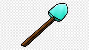 View, comment, download and edit diamond shovel minecraft skins. Minecraft Icon 1 4 Diamond Shovel Green And Brown Shovel Png Pngegg