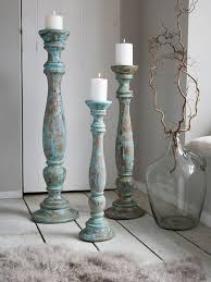 Large Floor Candle Holders Azure Floor Candle Holders Floor Candle Distressed Wooden Candle Holders
