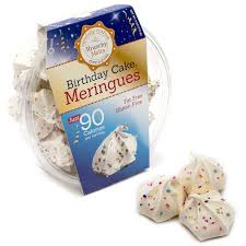 Meringue cookies are made with just two main ingredients: Birthday Cake Meringue Cookies Gluten Free Fat Free Low Calorie Snack Treats Ebay