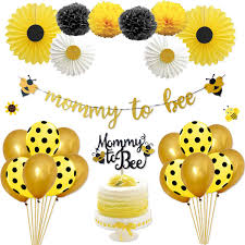Bee balloons garland arch kit, 122pcs honeybee theme party decorations supplies, white yellow agate and confetti latex balloons baby shower. Party Supplies Bumble Bee Decorations Party Inspo Mommy To Bee Baby Shower Decorations Supplies Kit Bee Cake Topper Banner Bee Balloons For Bumblebee Themed Party Toys Games