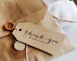 Here's an easy way to show your appreciation: Free Editable Thank You Tag Wedding Thank You Tags Gift Tags Weddin Bliss Paper Boutique