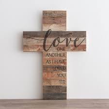 Love One Another Wooden Cross Wooden Cross Crafts Wood Crosses Diy Wooden Crosses Diy