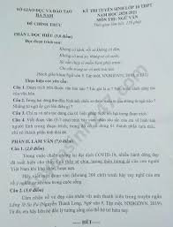 Ngữ văn, ngoại ngữ và toán; Ä'ap An Ä'á» Thi Lá»›p 10 Tá»‰nh Ha Nam Mon Ngá»¯ VÄƒn Tin Tá»©c Má»›i Nháº¥t 24h Ä'á»c Bao Lao Ä'á»™ng Online Laodong Vn