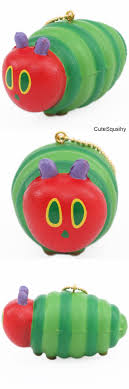 Carle's most famous book, which tells the story of a ravenous caterpillar, was published in 1969 and has sold more than 50 million copies. Toys Hobbies Rare Eric Carle The Very Hungry Caterpillar With Strawberry Plush Toy Key Chain Stuffed Animals