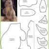 Floppy eared bunny soft toy stuffed toy sewing pattern. 1