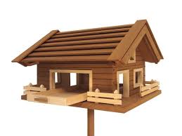 Vogelhaus Spatz 39 Aus Thermo Abachi Und Larchen Holz Vogelhaus Vogelhaus Holz Holz