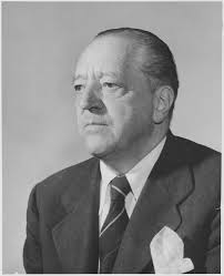 Photograph associated with the exhibition, "Mies van der Rohe," showing,  "Mies van der Rohe."