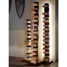 Ptolomeo Luce Bookcase With Direct Led Lighting H215cm Shop Online On Ciatdesign