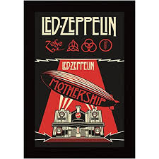 Des who aux stones, d'hendrix à clapton, de deep purple. Posterskart Led Zeppelin Mothership Framed Poster For Room 300 Gsm Matte Laminated Finish 14 X 20 Inch Buy Online In Antigua And Barbuda At Desertcart 77544111