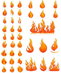 Flame Templates Vector Flame Art Drawings Clip Art