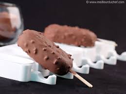 Esquimaux Au Chocolat Croquant Et Amandes Recette Chocolat Aux Amandes Creme Glacee Vegetalienne Recette Sorbet