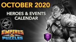 Empires And Puzzles October 2020 Calendar Zulag Youtube In 2020 Empire Event Calendar Calendar